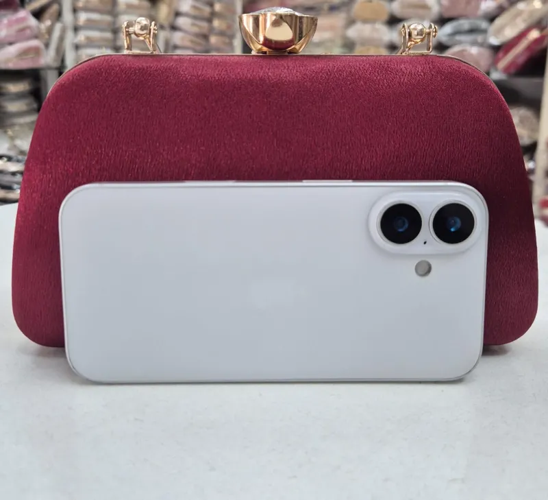 Handmade Pearl Bag Sling Clutch Bag view 2