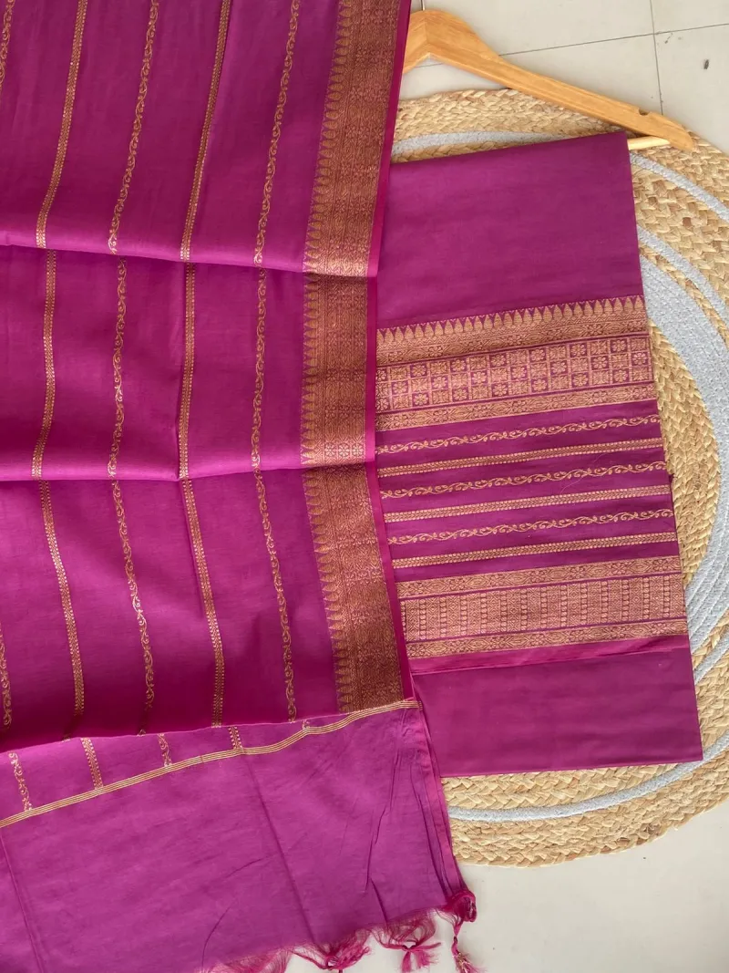 Heavy Banarasi Chanderi unstitched Suit Material view 9