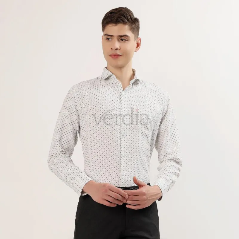 Men's Spread Collar Formal Shirt