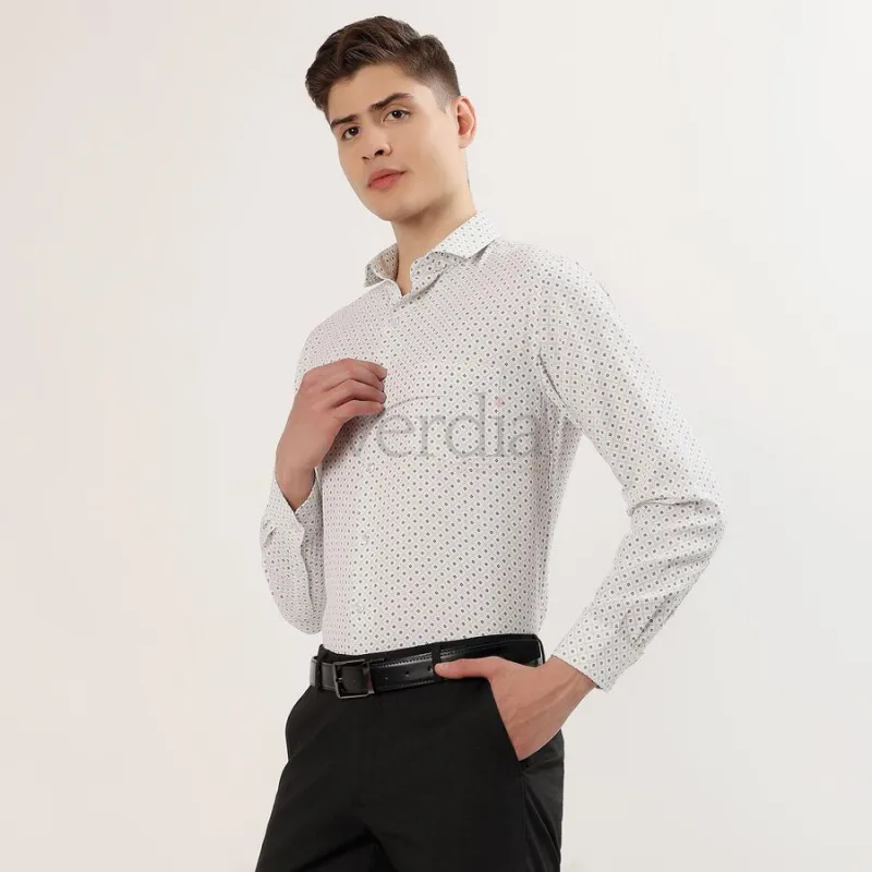 Men's Spread Collar Formal Shirt view 3