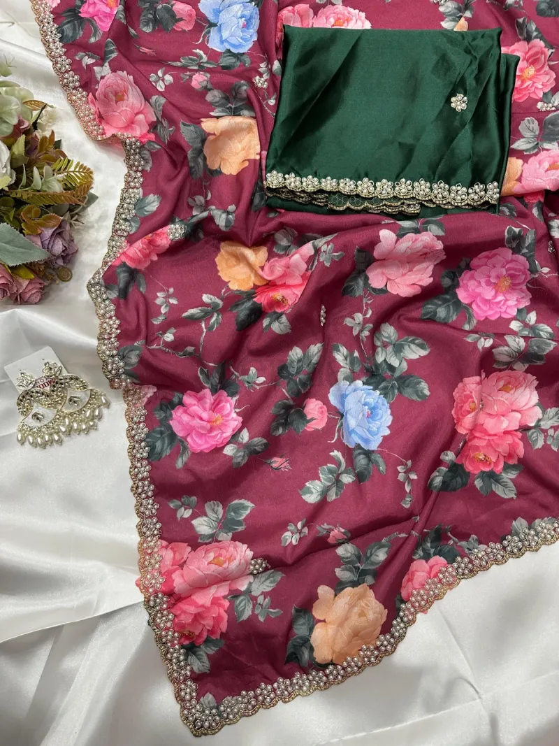 New Designer Saree view 3