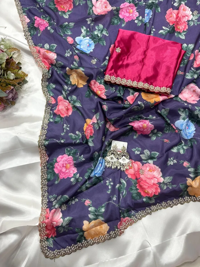New Designer Saree view 6