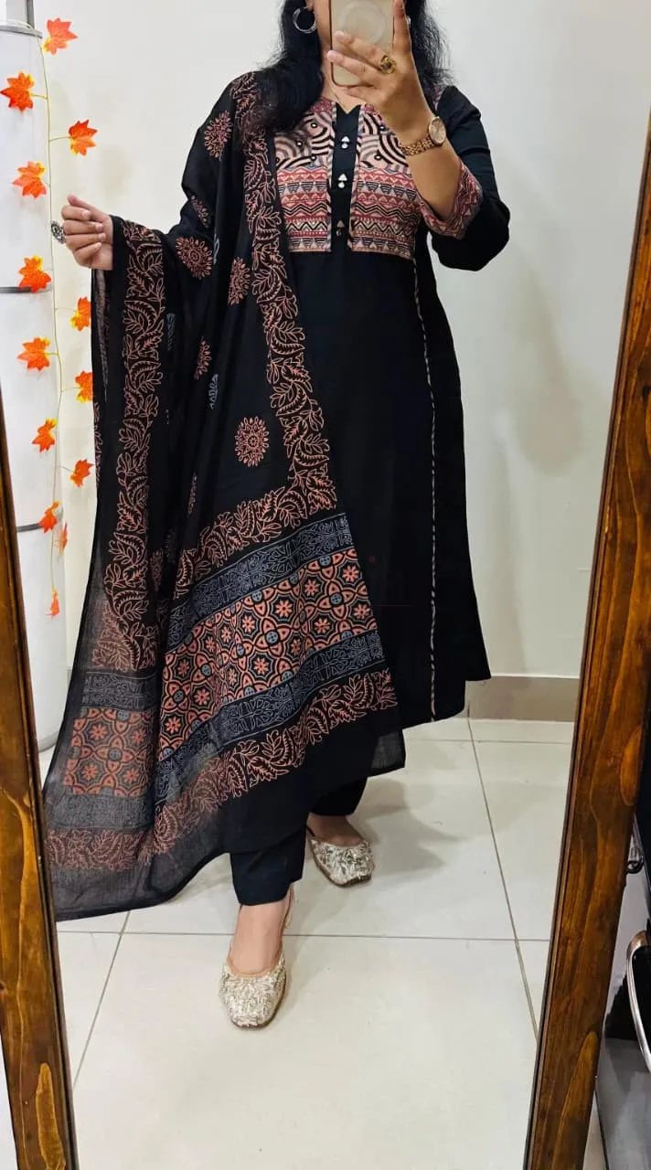 Premium Rich Dhabu Cotton Suit