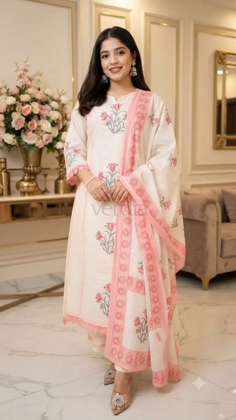 Premium Cotton kurti Set