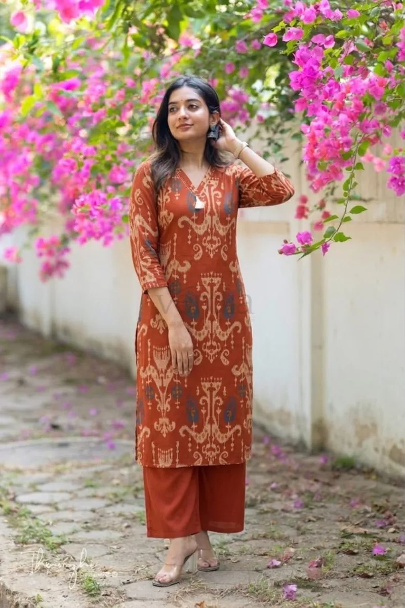 Cotton Co-ord Set for women view 3