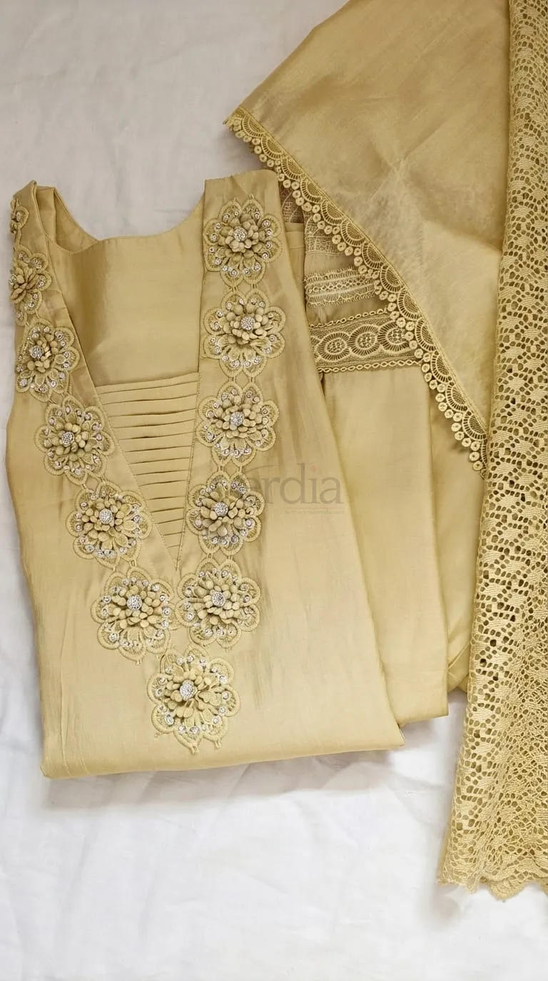 Premium modal muslin kurta set view 5