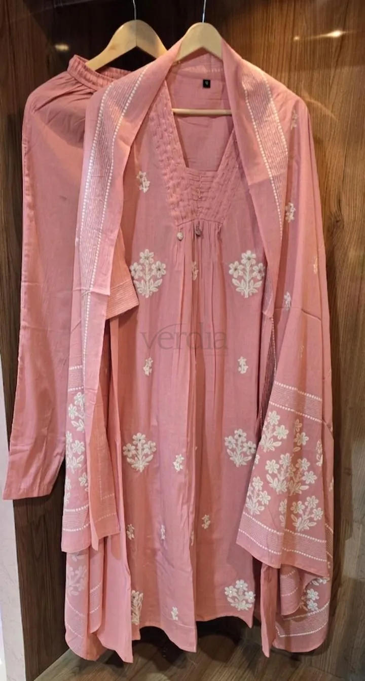 Mul Cotton Kurta Set view 2