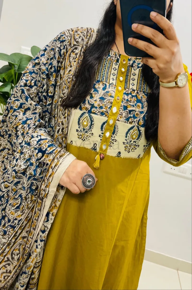 Premium Dhabu Cotton Suit Set view 11
