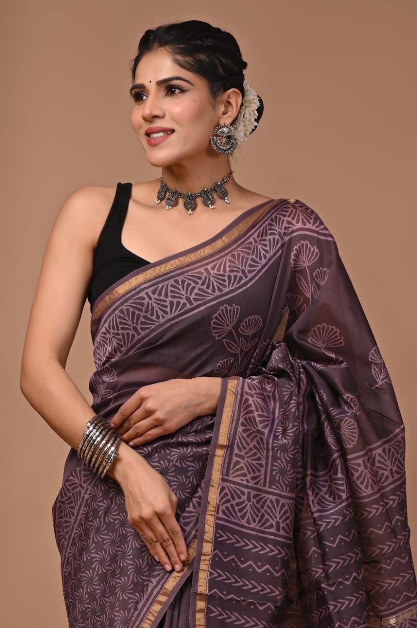 Chanderi Silk Sarees view 6