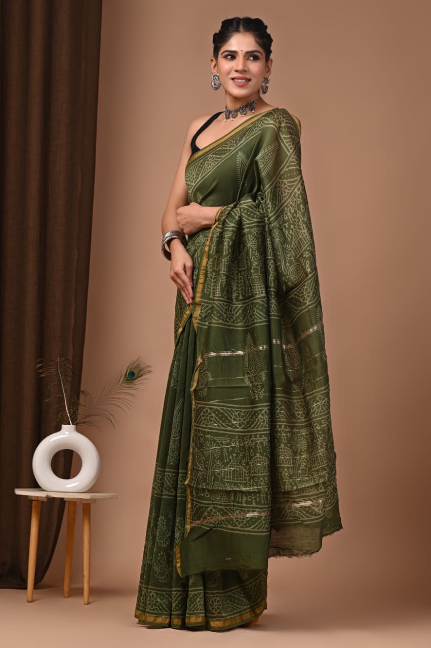 Chanderi Silk Sarees view 8