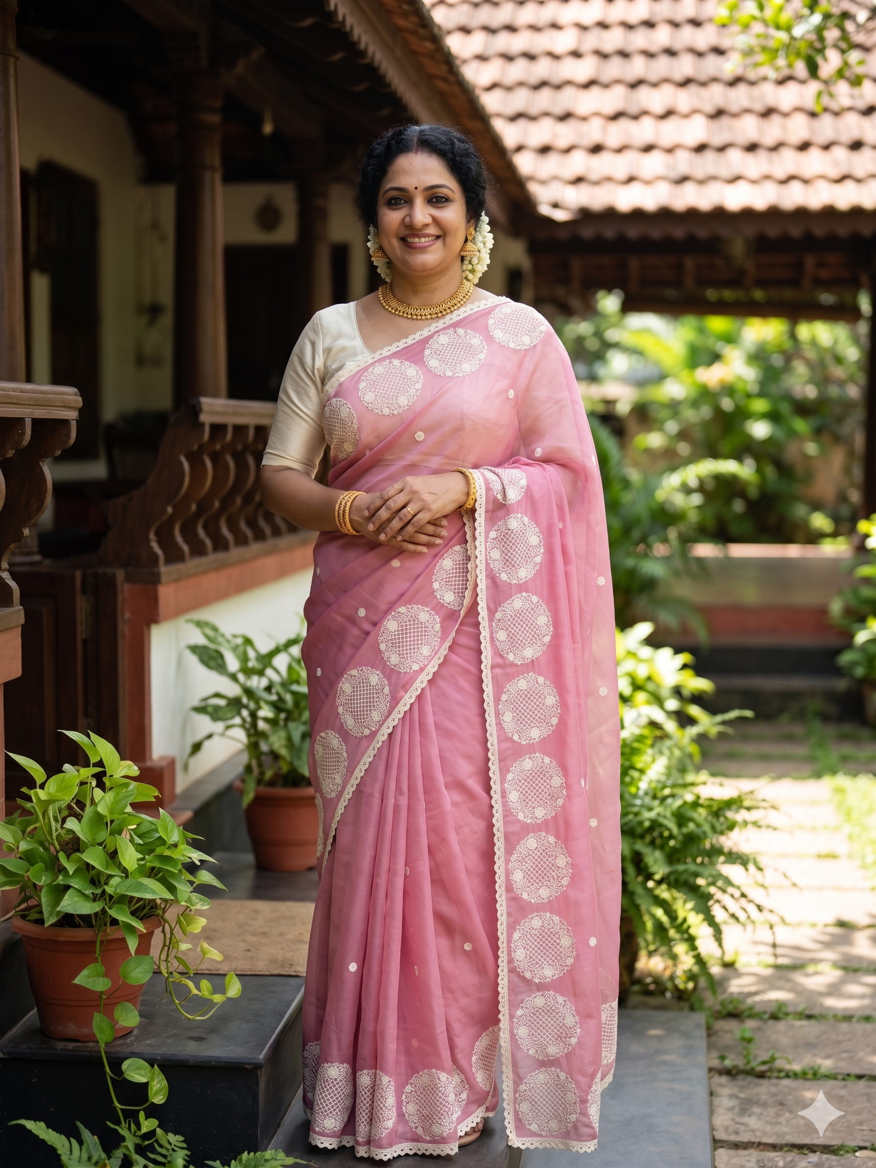 Chanda Exclusive Simmer Silk Saree